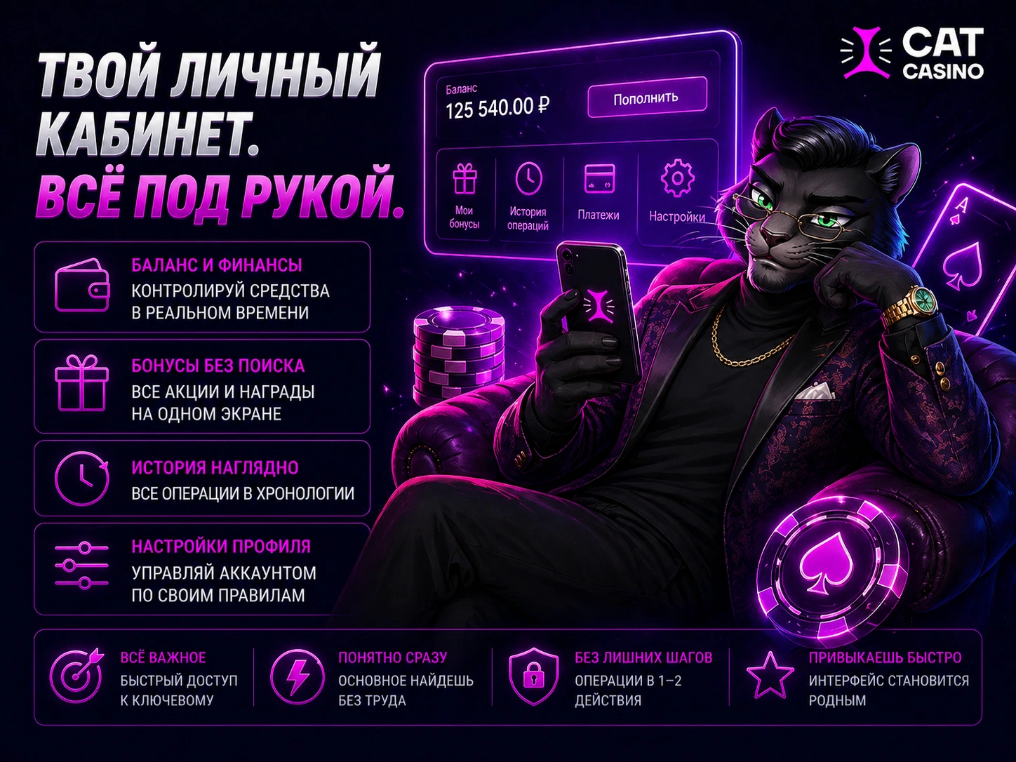 Вход в личный кабинет